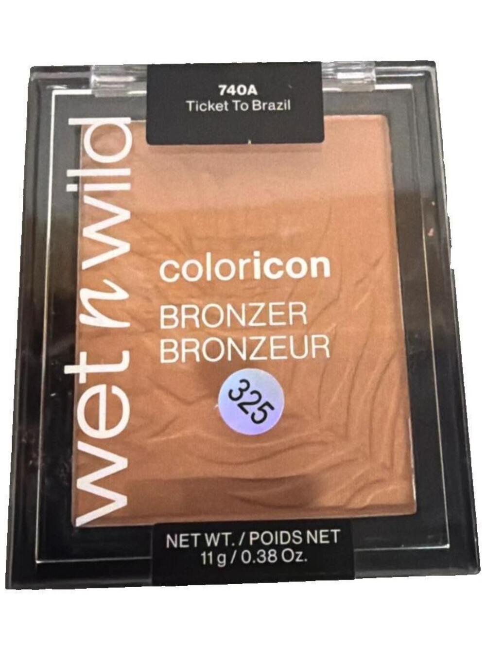 Wet n Wild Color Icon Bronzer Ticket to Brazil 740A 11g Face Makeup New